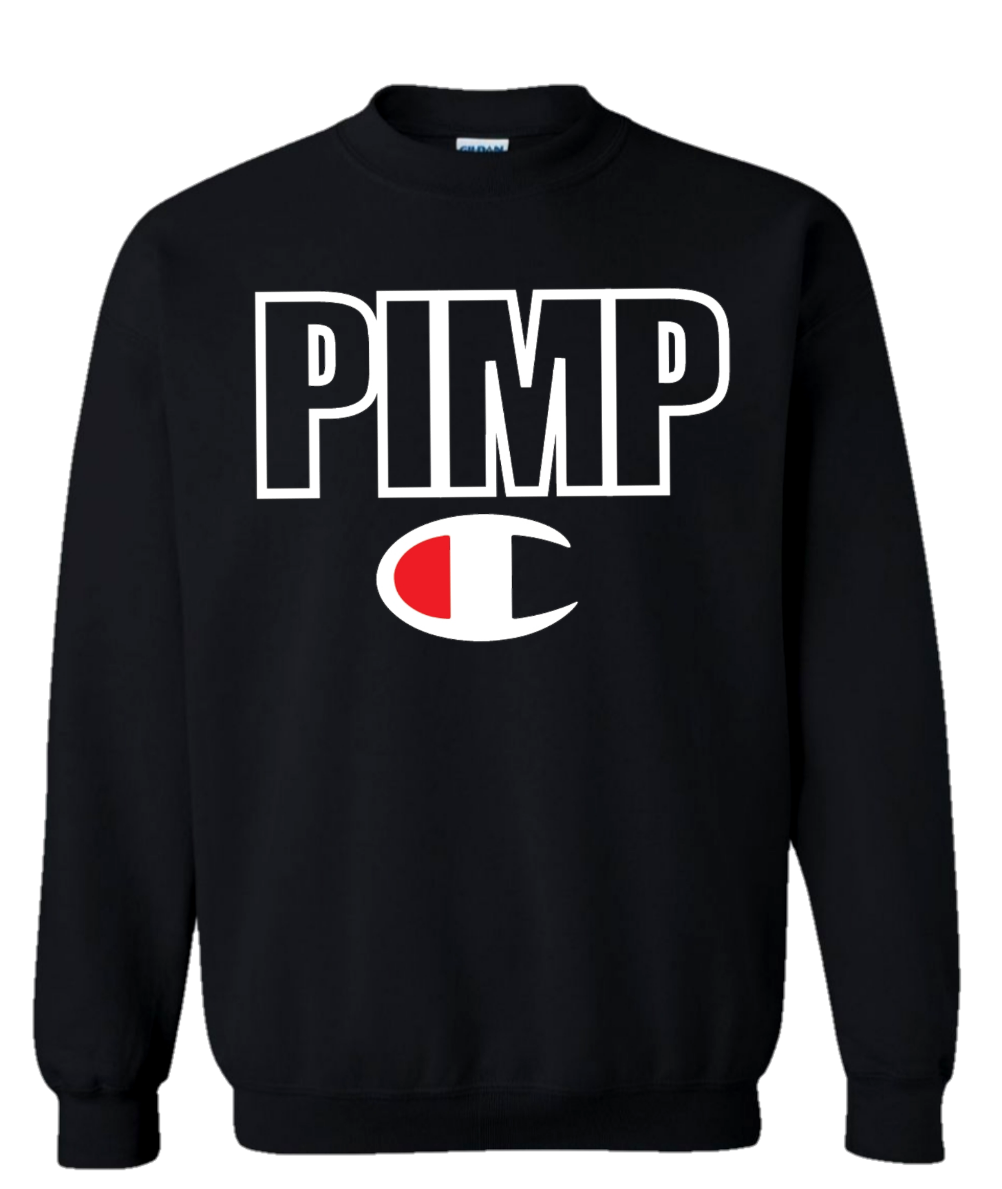 Black Pimp C Champion Crewneck Sweatshirt