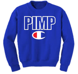 Blue Pimp C Champion Crewneck Sweatshirt