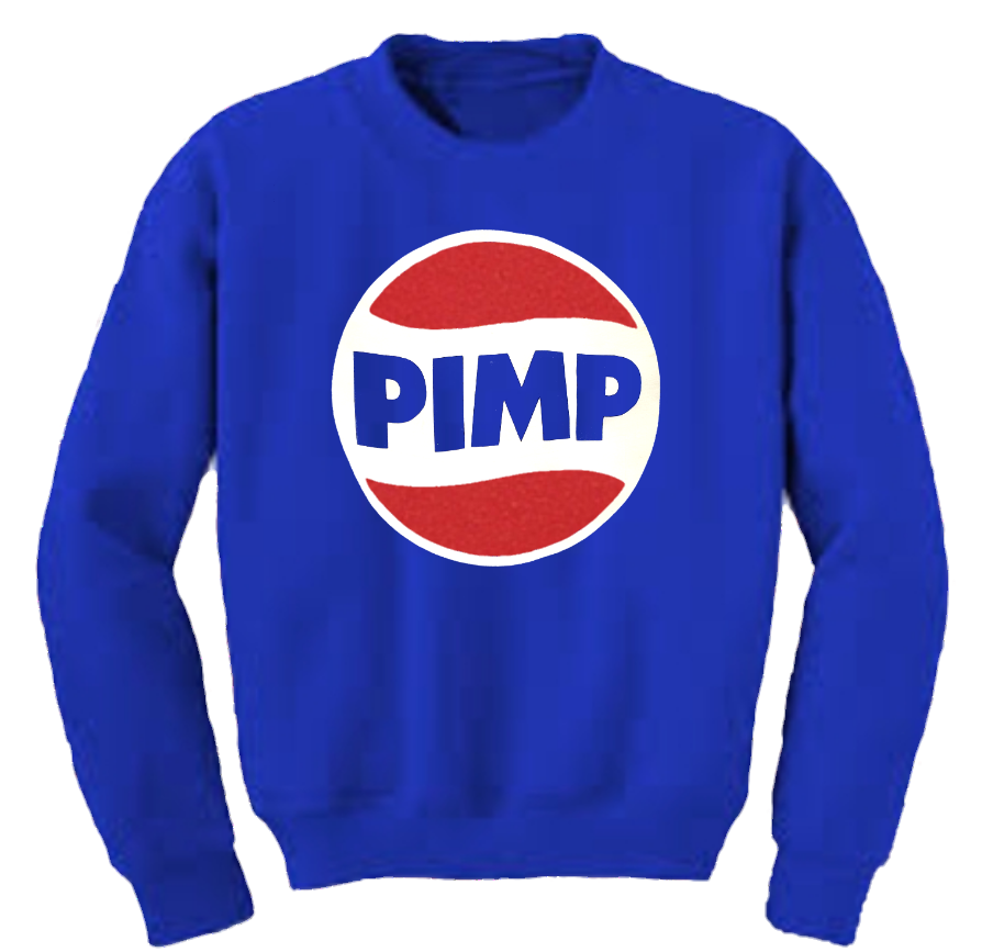 Blue Pimp C sweatshirt on Allthingstrill.com